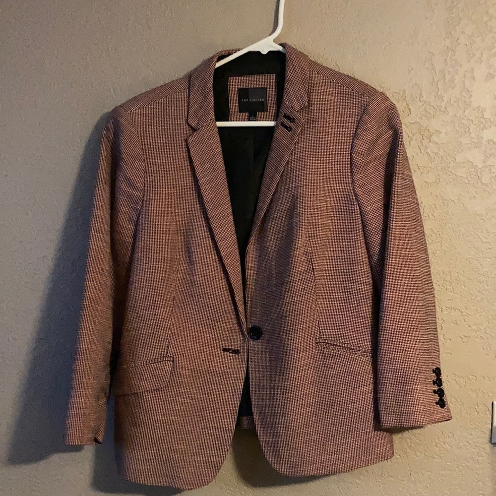 Red and navy blazer size large